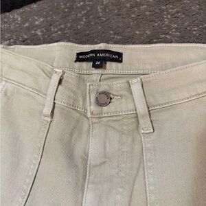 Modern American Olive Farrah Crop Pants